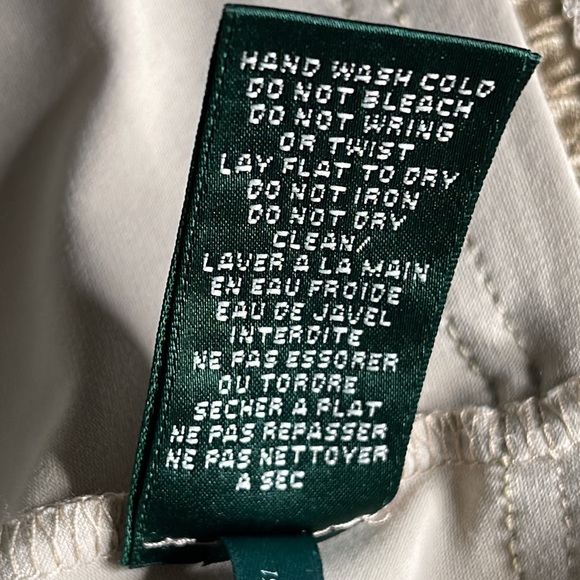 Metallic Silver Foil Stretch Ralph Lauren Evening Dress - Picture 14 of 17